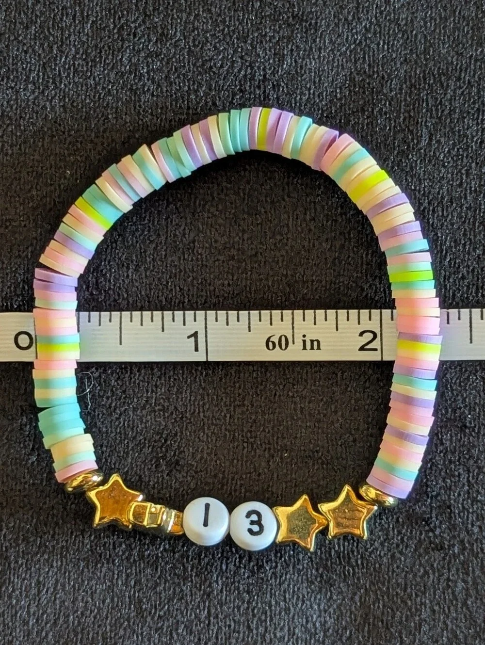 Multicolor Taylor Swift Inspired Beaded Stretch Bracelet Set Friendship Elastic